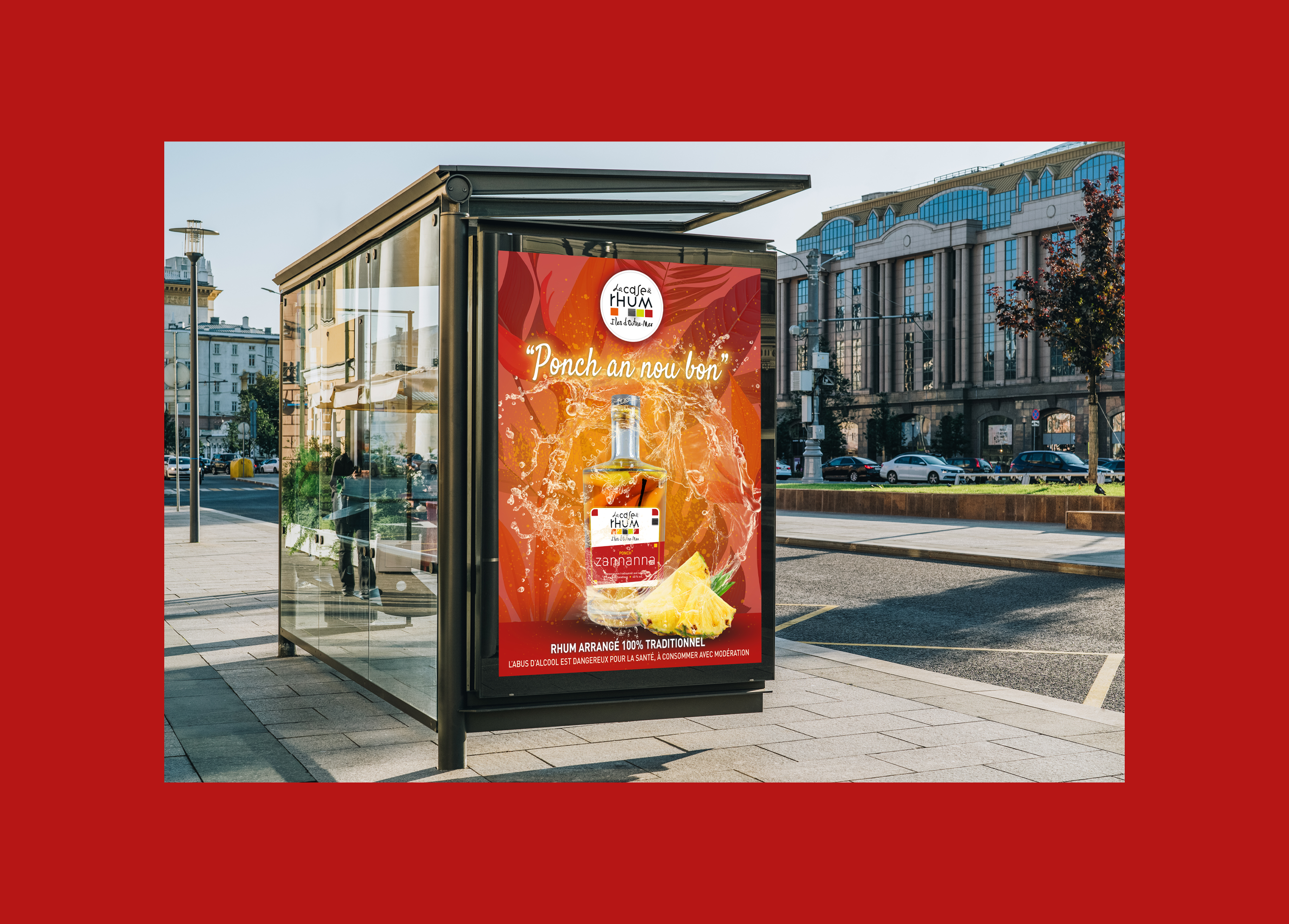 abri bus publicite